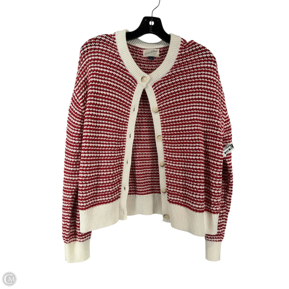 Cardigan By Universal Thread In Red & White, Size: L