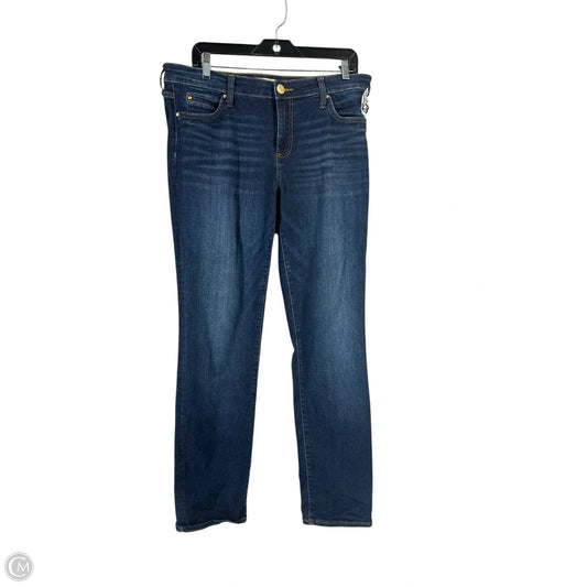 Jeans Straight By Kut In Blue Denim, Size: 10