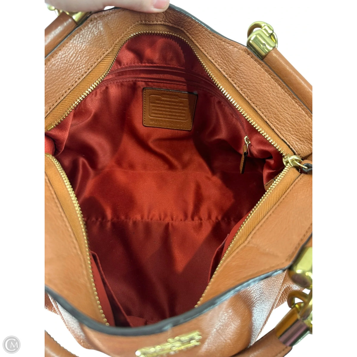 Handbag Designer By Coach, Size: Large