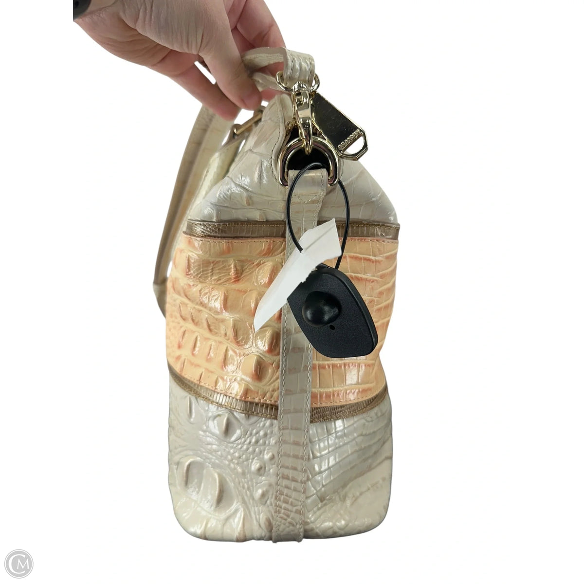 Handbag Designer By Brahmin, Size: Large