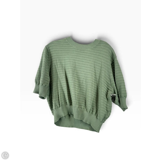 Top Short Sleeve Designer By Frye In Green, Size: 2x