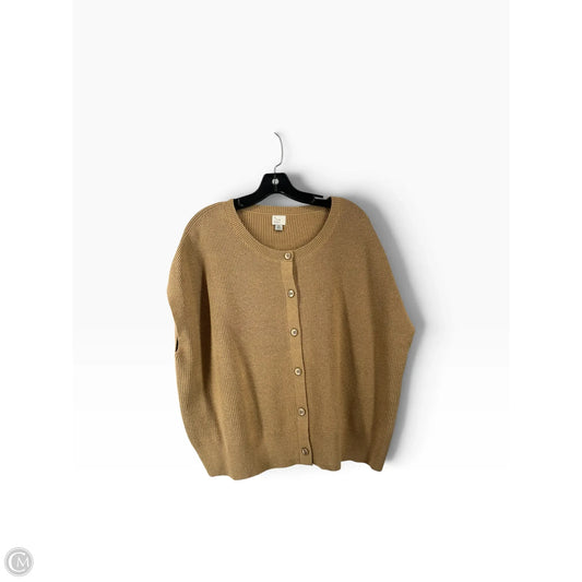 Cardigan By A New Day In Tan, Size: 2x