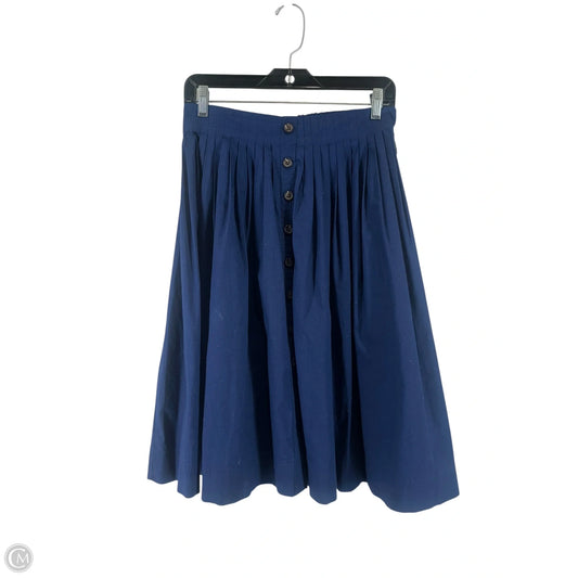 Skirt Midi By J. Crew In Blue, Size: Xs