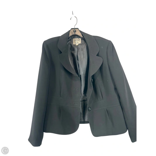 Blazer By Clothes Mentor In Black, Size: 14