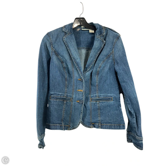 Blazer By St Johns Bay In Blue Denim, Size: M