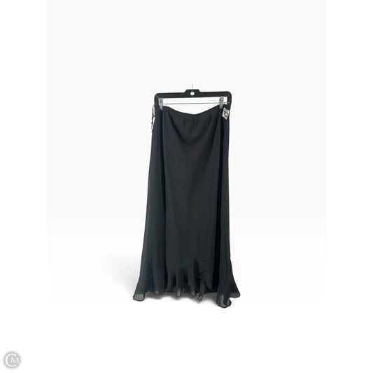 Skirt Midi By Msk In Black, Size: Xl