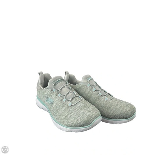 Shoes Sneakers By Skechers In Green, Size: 7.5