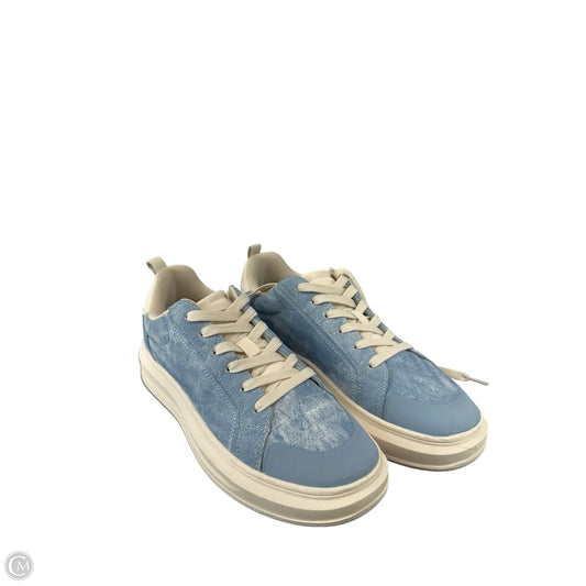 Shoes Sneakers Platform By Journee In Blue, Size: 7.5