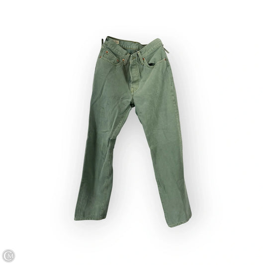 Jeans Straight By Levis In Green, Size: 26
