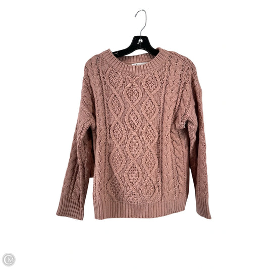 Top 2pc Short Sleeve By Anrabess In Mauve, Size: Xs