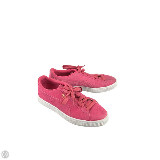Shoes Sneakers By Puma In Pink, Size: 9