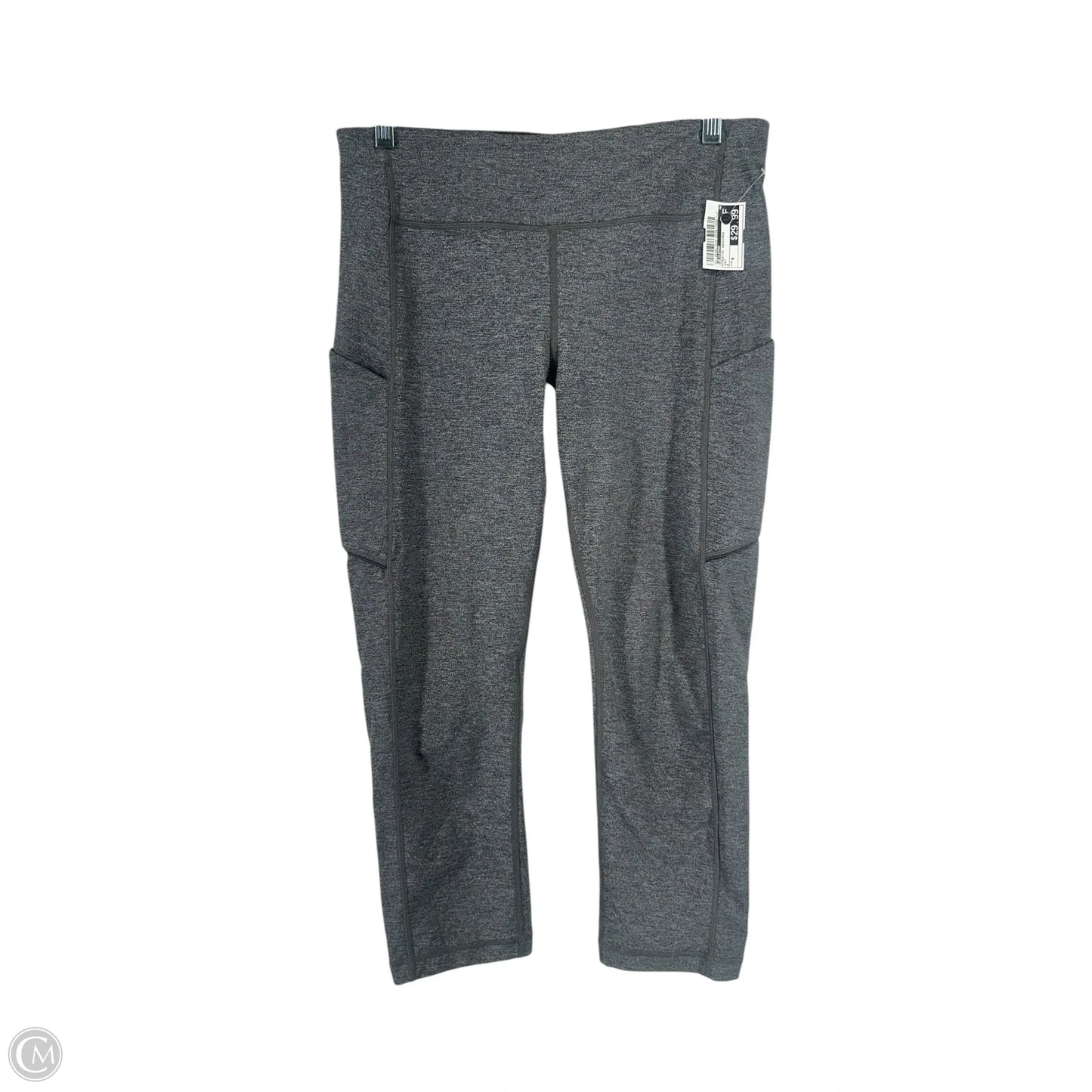 Athletic Leggings By Lululemon In Grey, Size: 8