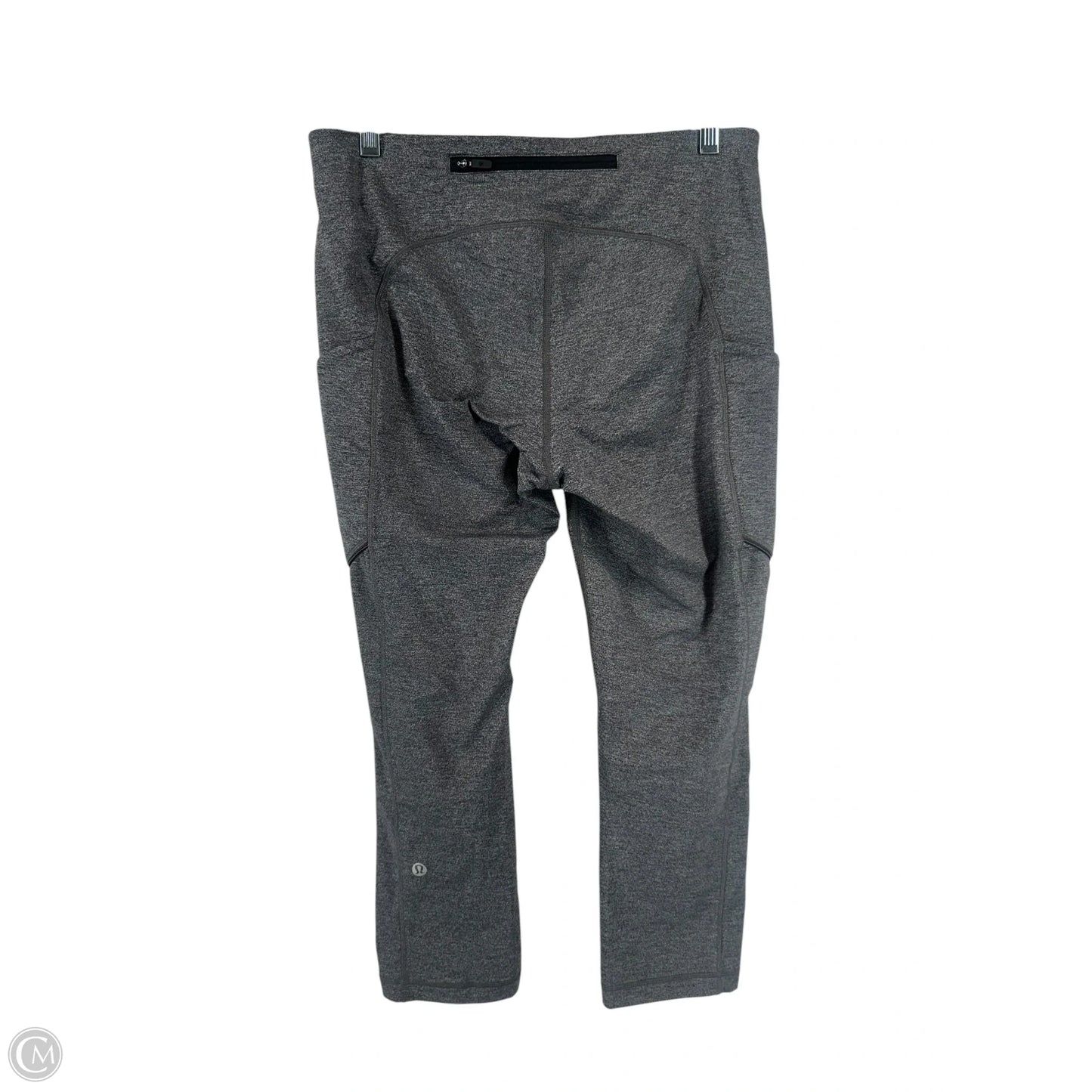 Athletic Leggings By Lululemon In Grey, Size: 8