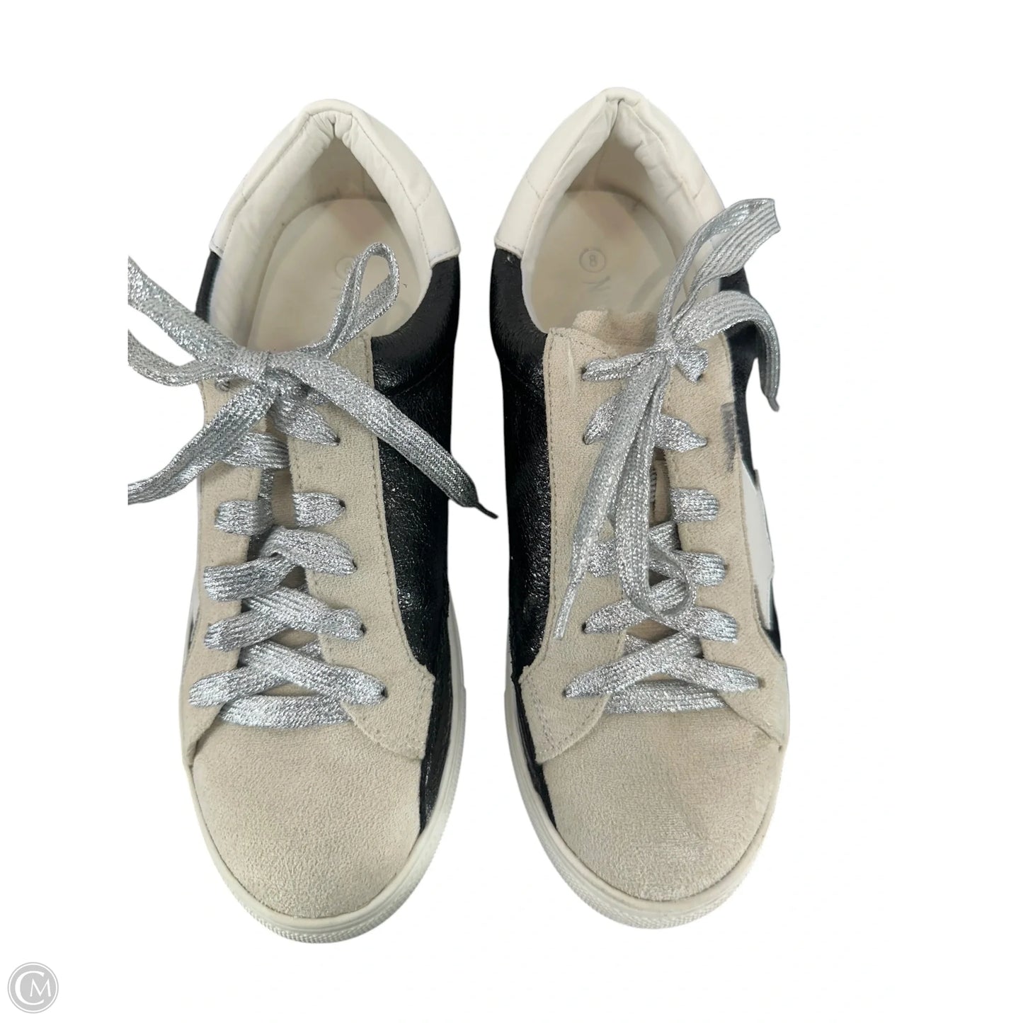 Shoes Sneakers By Nature Breeze In Black & Grey, Size: 8
