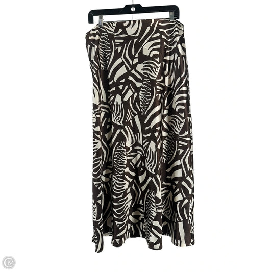 Skirt Midi By Calligraphie In Animal Print, Size: L