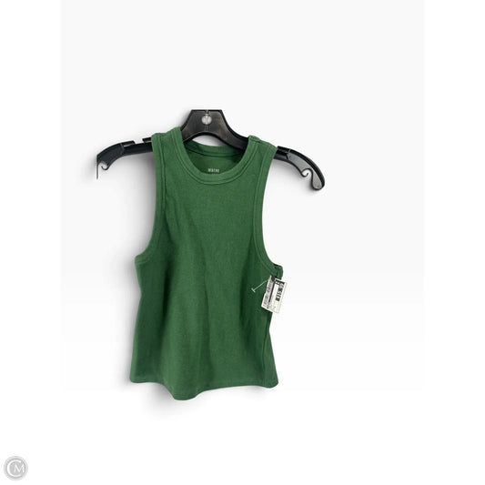 Top Sleeveless By Maeve In Green, Size: S