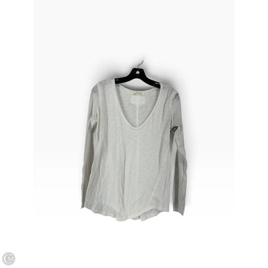 Top Long Sleeve By We The Free In White, Size: Xs