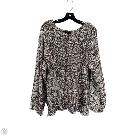 Sweater By Zara In Brown & White, Size: Xs
