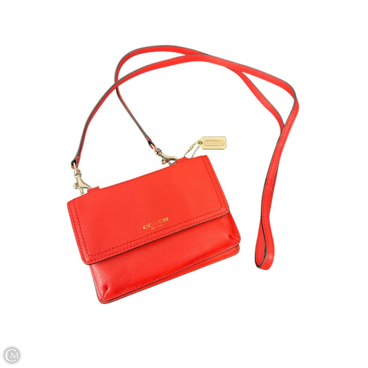 Crossbody Designer By Coach, Size: Small