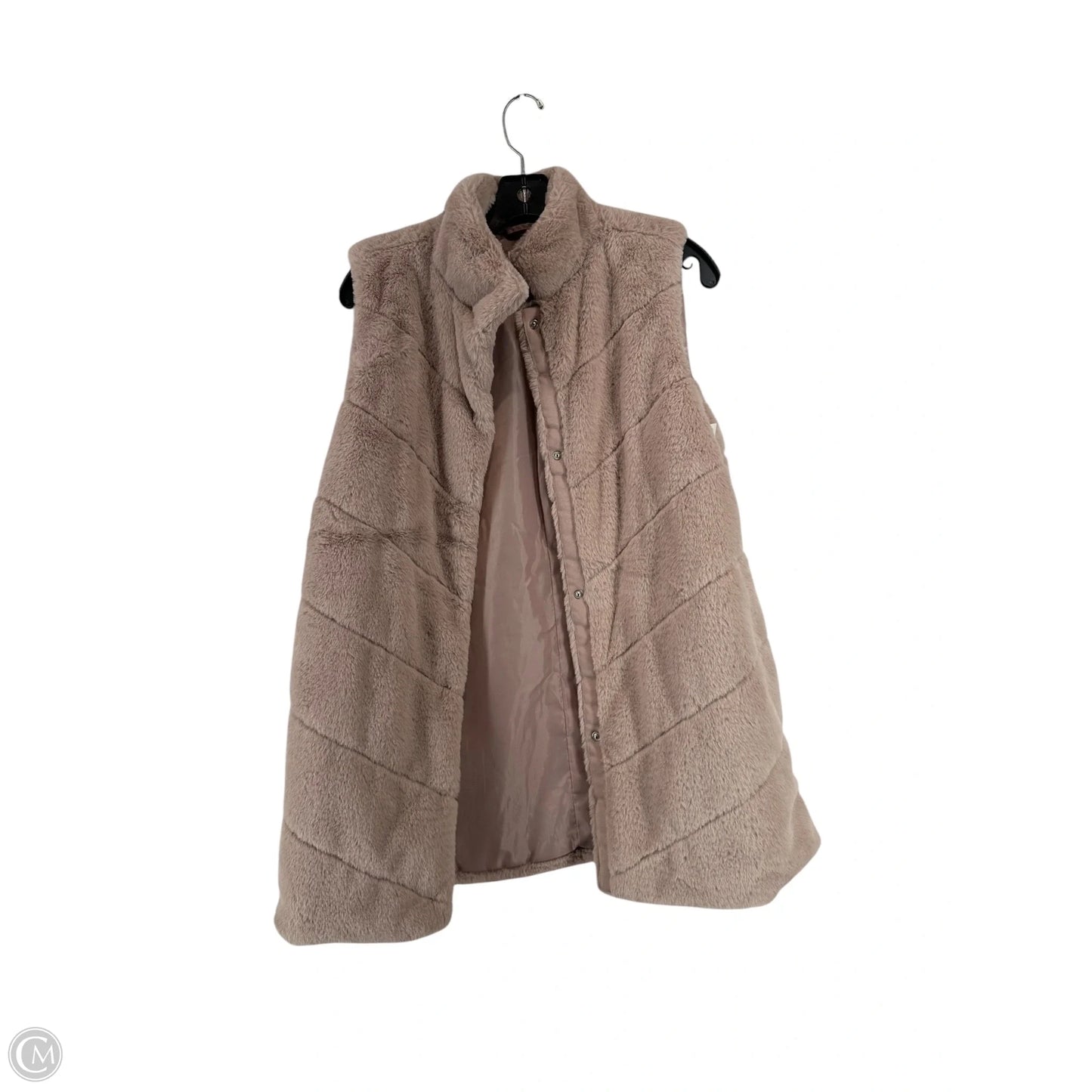 Vest Faux Fur & Sherpa By Maurices In Pink, Size: S