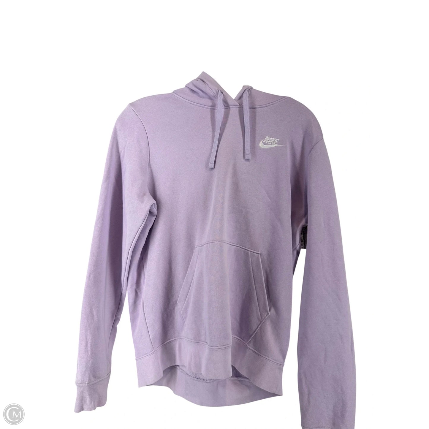 Sweatshirt Hoodie By Nike In Purple, Size: S