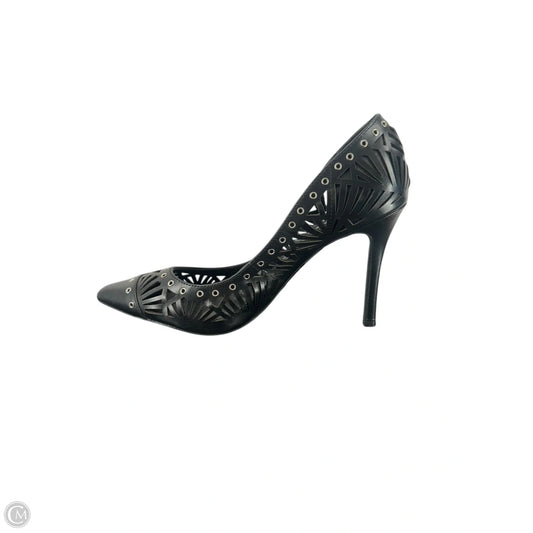 Sandals Heels Stiletto By Bcbgeneration In Black, Size: 9.5