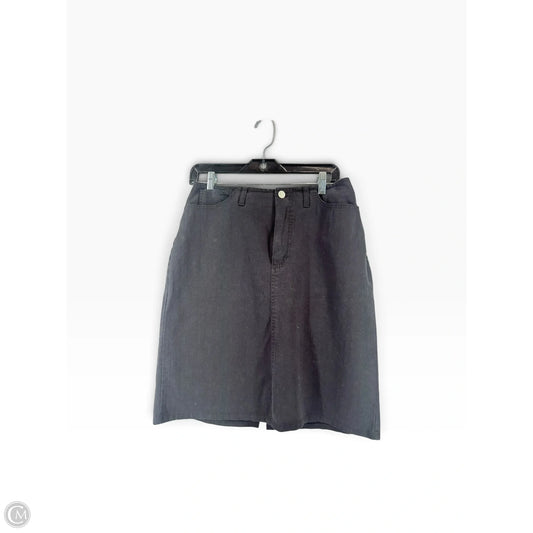 Skirt Maxi By Gloria Vanderbilt In Black, Size: 10