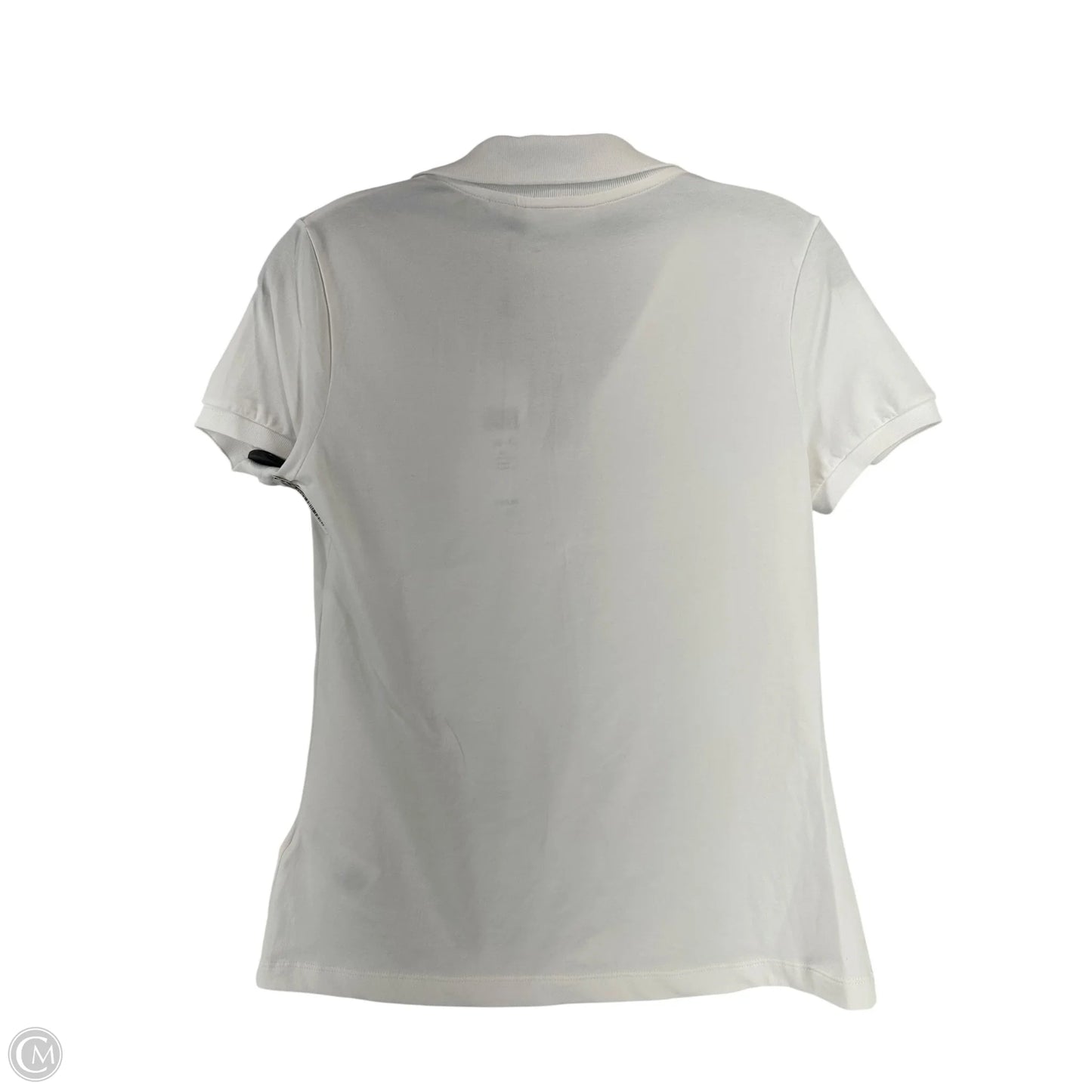 Top Short Sleeve By Lacoste In White, Size: S