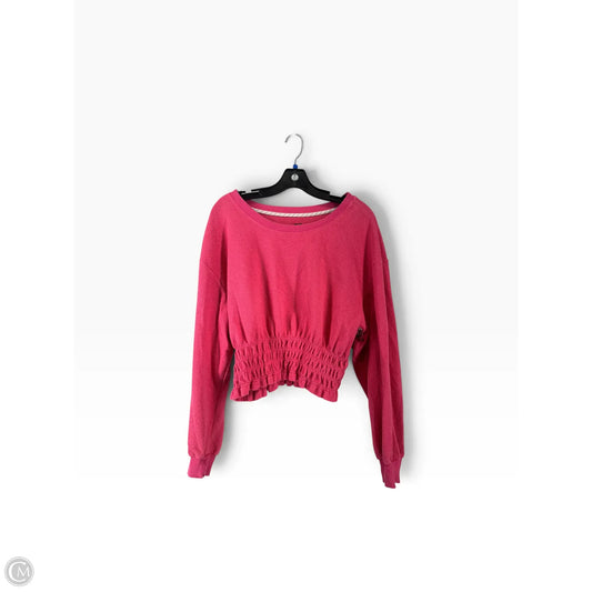 Top Long Sleeve By Maeve In Pink, Size: Xl