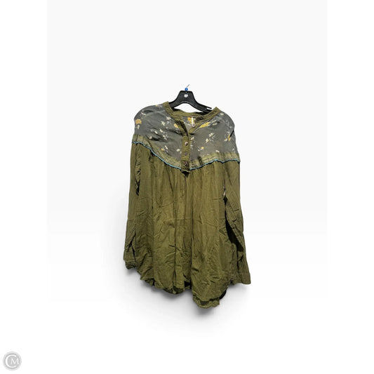 Top Long Sleeve By Free People In Green, Size: L