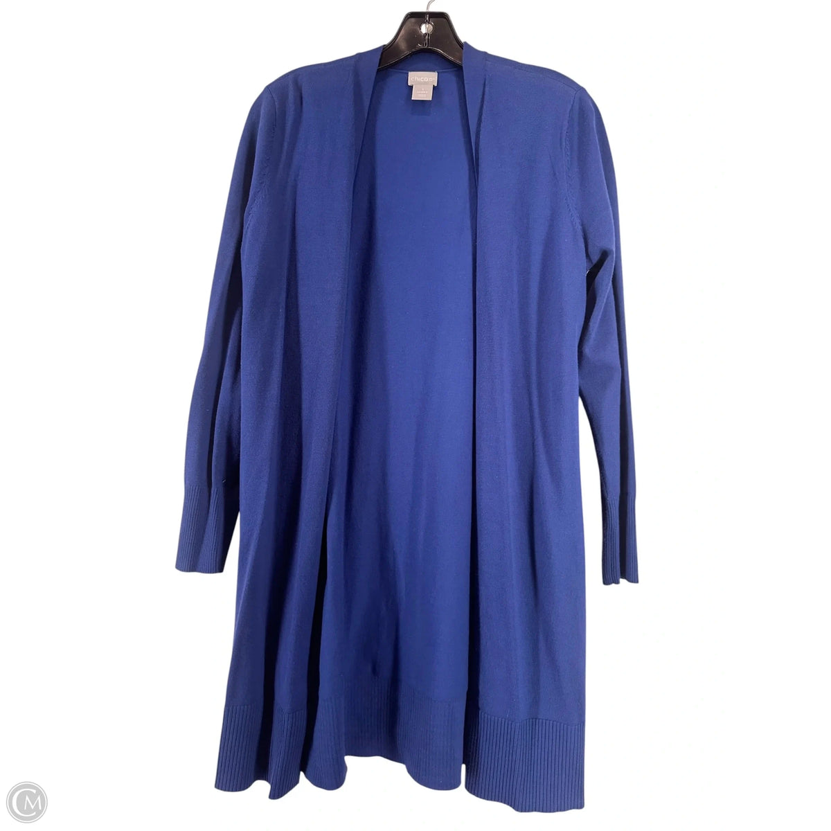 Cardigan By Chicos In Blue, Size: S