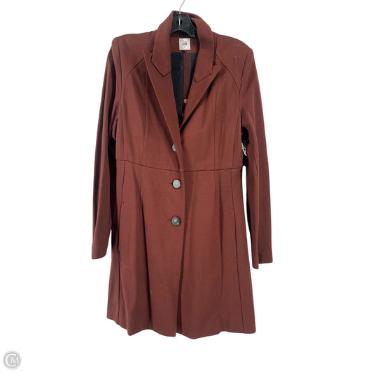 Coat Peacoat By Cabi In Maroon, Size: M