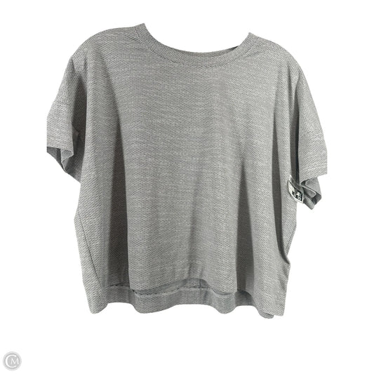 Top Short Sleeve By All In Motion In Grey, Size: L