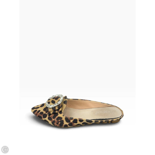 Shoes Flats By Clothes Mentor In Animal Print, Size: 7.5