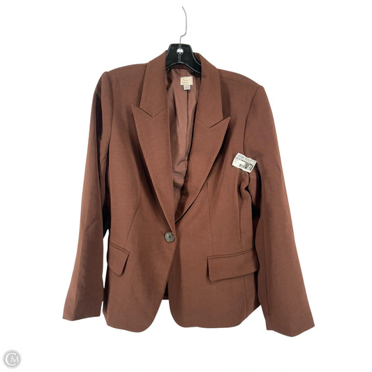 Blazer By A New Day In Brown, Size: S