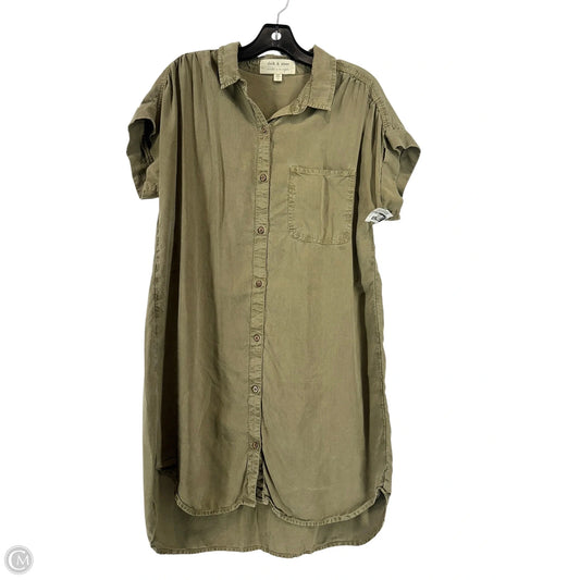 Dress Casual Short By Cloth & Stone In Green, Size: M