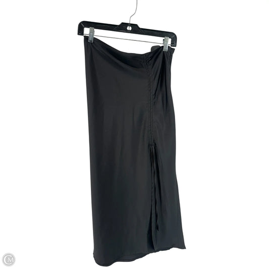 Skirt Midi By Forever 21 In Black, Size: M