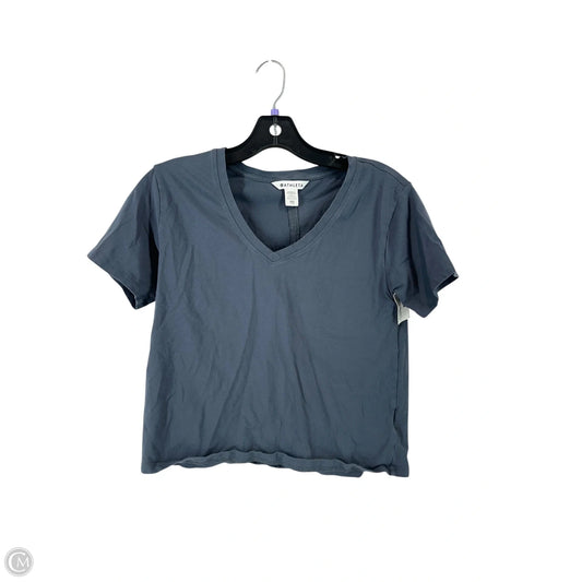 Athletic Top Short Sleeve By Athleta In Blue, Size: Xxs