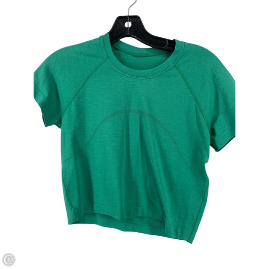 Top Short Sleeve By Lululemon In Green, Size: S