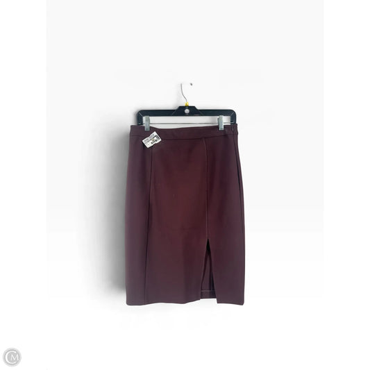 Skirt Midi By Kenneth Cole In Brown, Size: 10