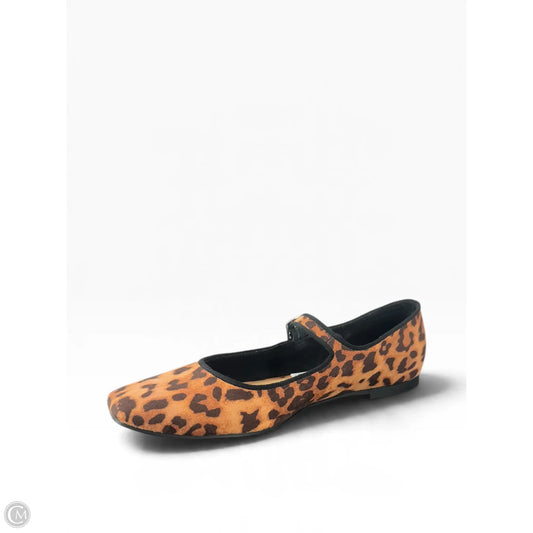 Shoes Flats By Clothes Mentor In Animal Print, Size: 7