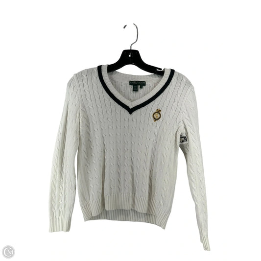 Sweater By Clothes Mentor In White, Size: Xs