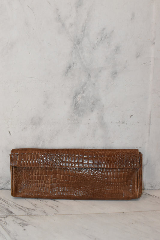 Clutch Leather By Clothes Mentor  Size: Medium