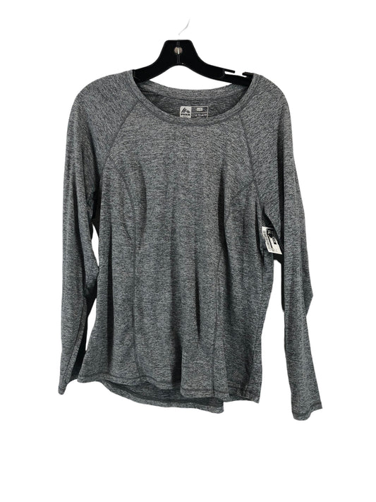 Athletic Top Long Sleeve Collar By Rbx  Size: L