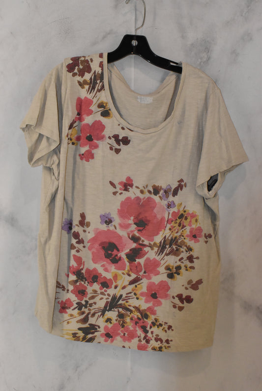 Top Short Sleeve By Merona  Size: 2x