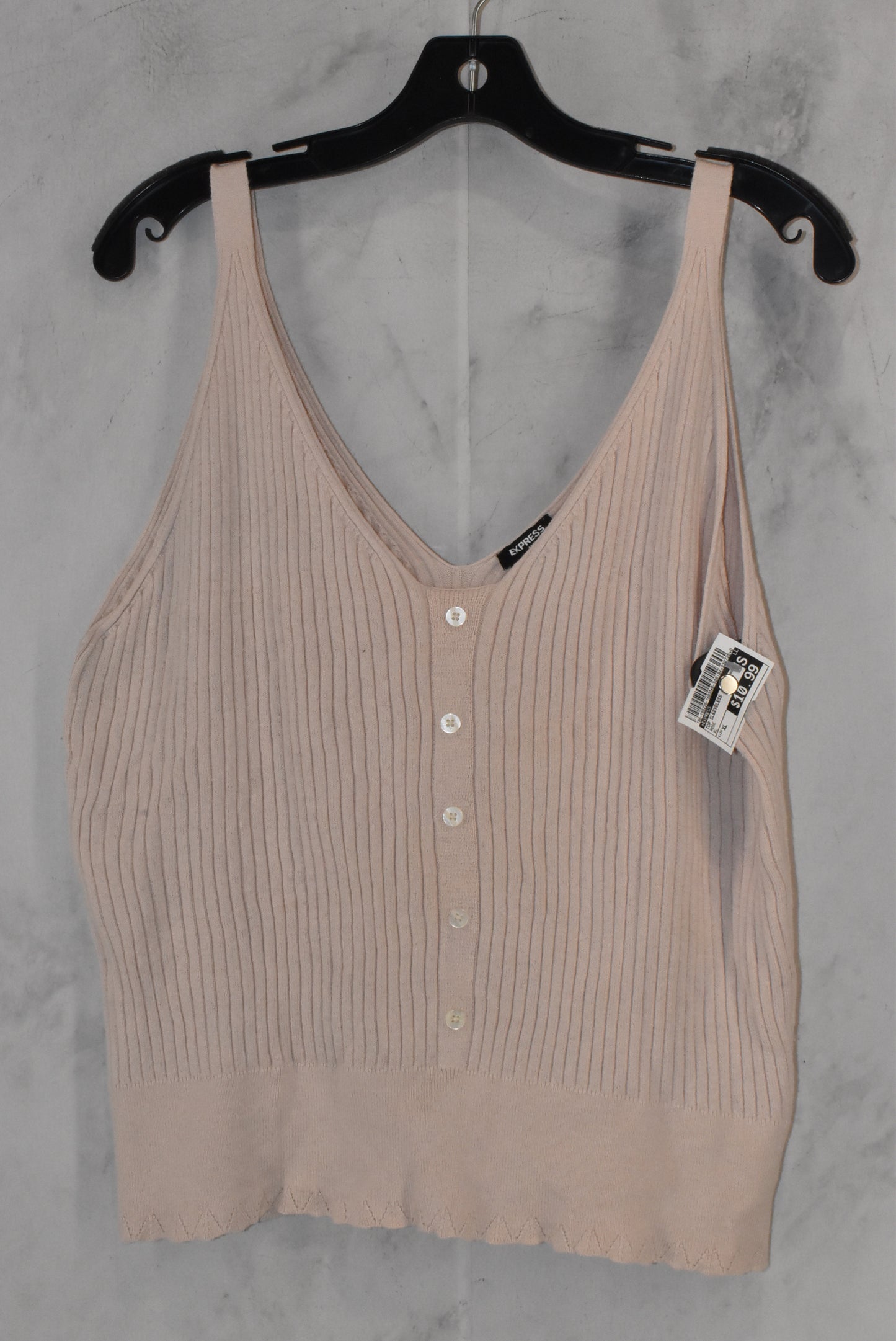 Top Sleeveless By Express  Size: Xl