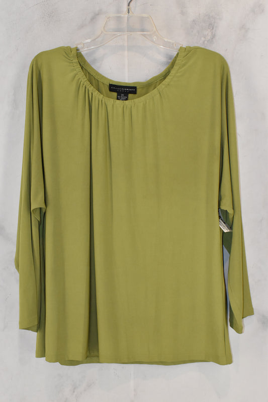 Top Long Sleeve By Grace Elements  Size: 2x