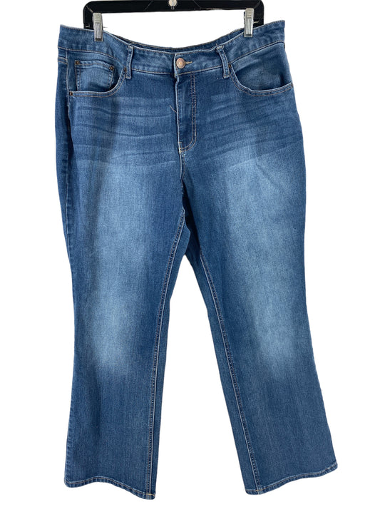 Jeans Straight By Time And Tru  Size: 22womens