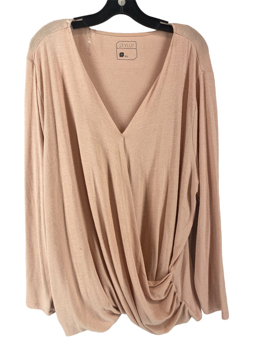 Top Long Sleeve By Stylus  Size: 2x
