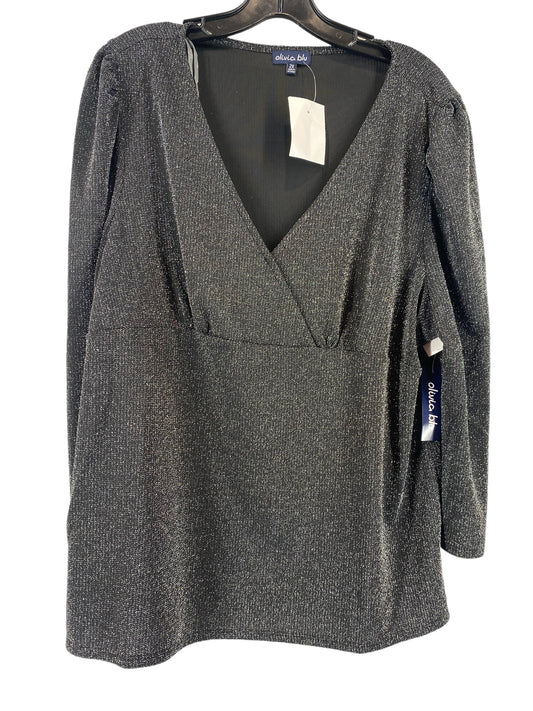 Top Long Sleeve By Olivia Blu  Size: 2x